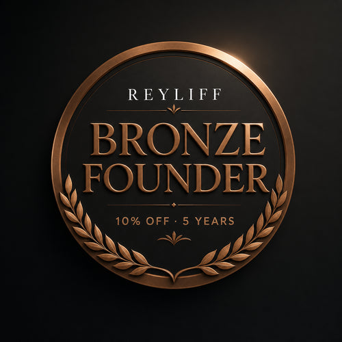 Reyliff Bronze Founder — Membresía Exclusiva 10% Descuento · 5 Años